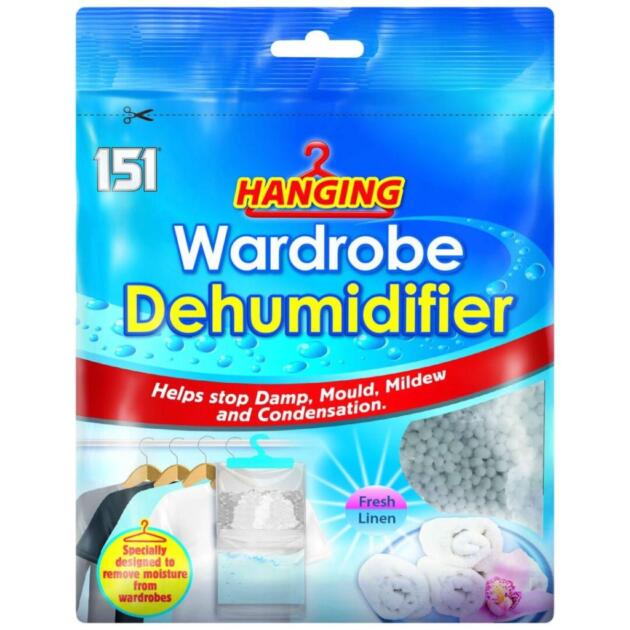 151 Hanging Wardrobe Dehumidifier Fresh Linen