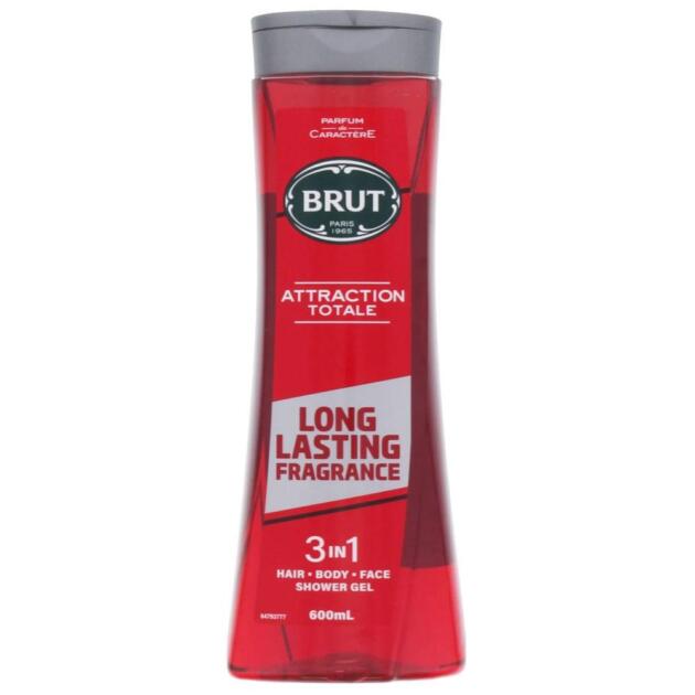 Brut 3-In-1 Shower Gel Attraction Totale 600ml